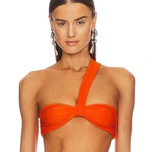 CULTNAKED Orange Asymmetric Top